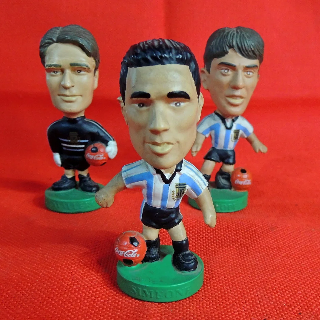 Lote de 3 "Cabezones" de Coca Cola 1998