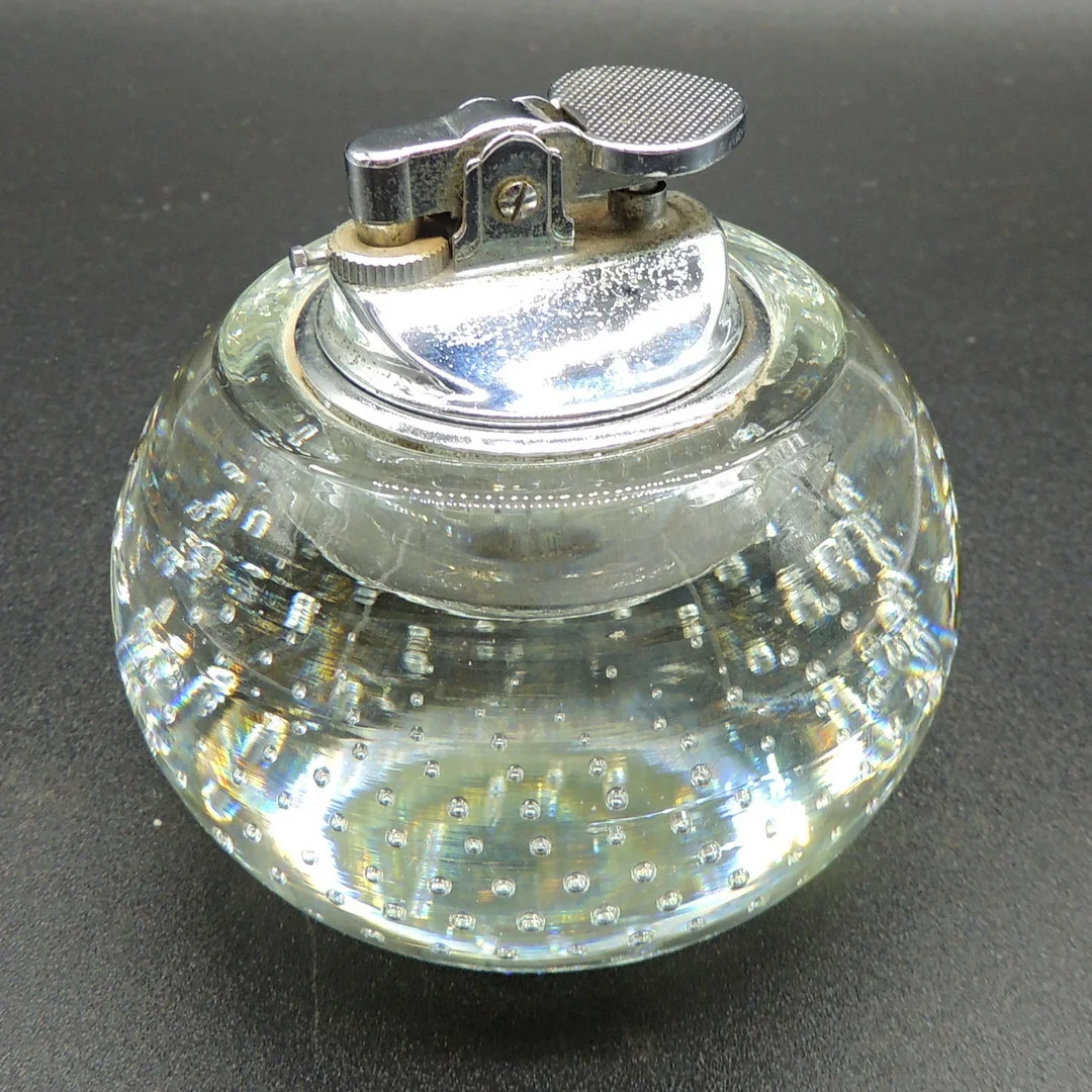 Encendedor de mesa cristal macizo