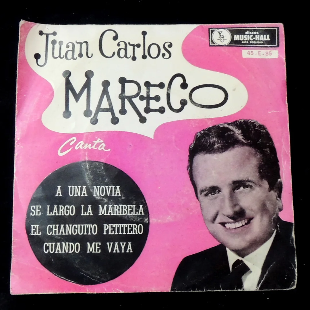 Vinilo "Juan Carlos Mareco canta"