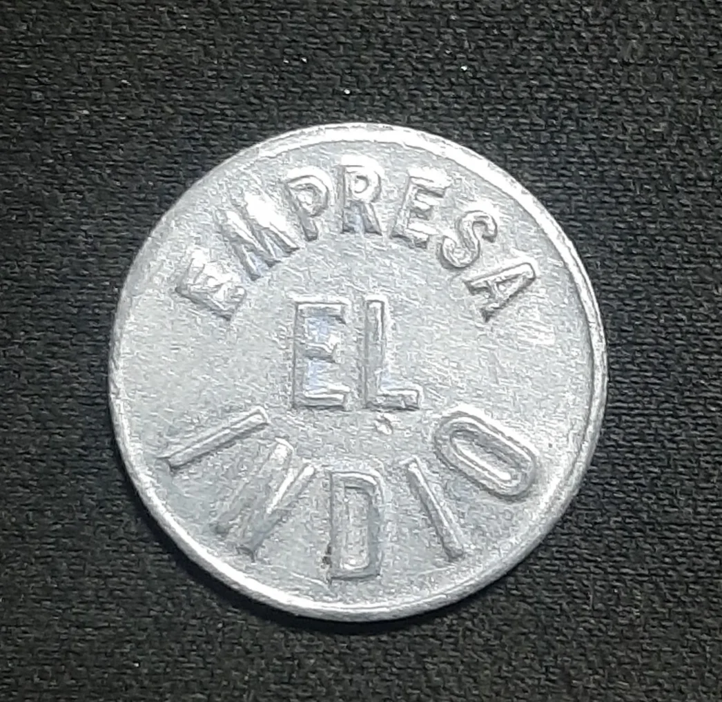 Cospel o ficha de transporte "El Indio"